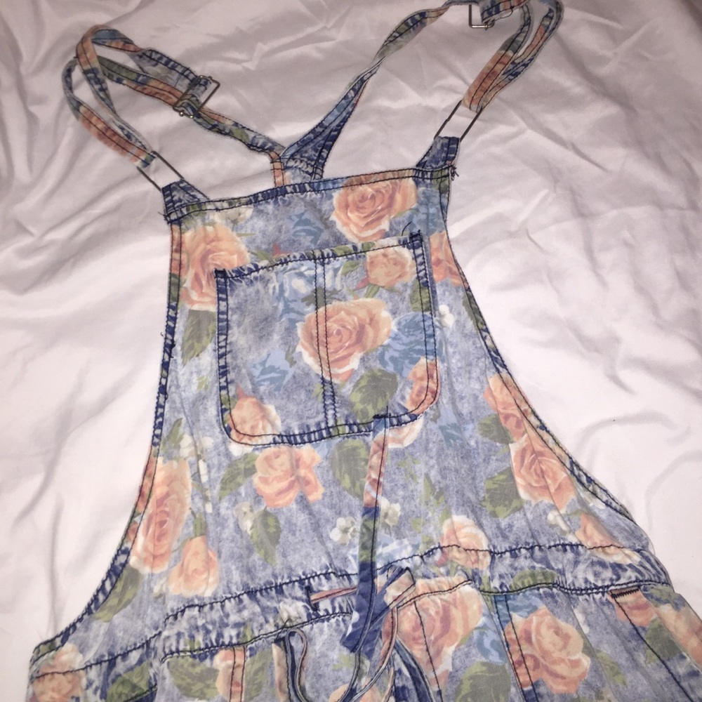Floral Overalls